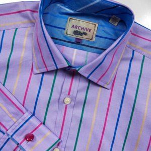 Ted Baker Archive Lavender French Cuff Button-Up
